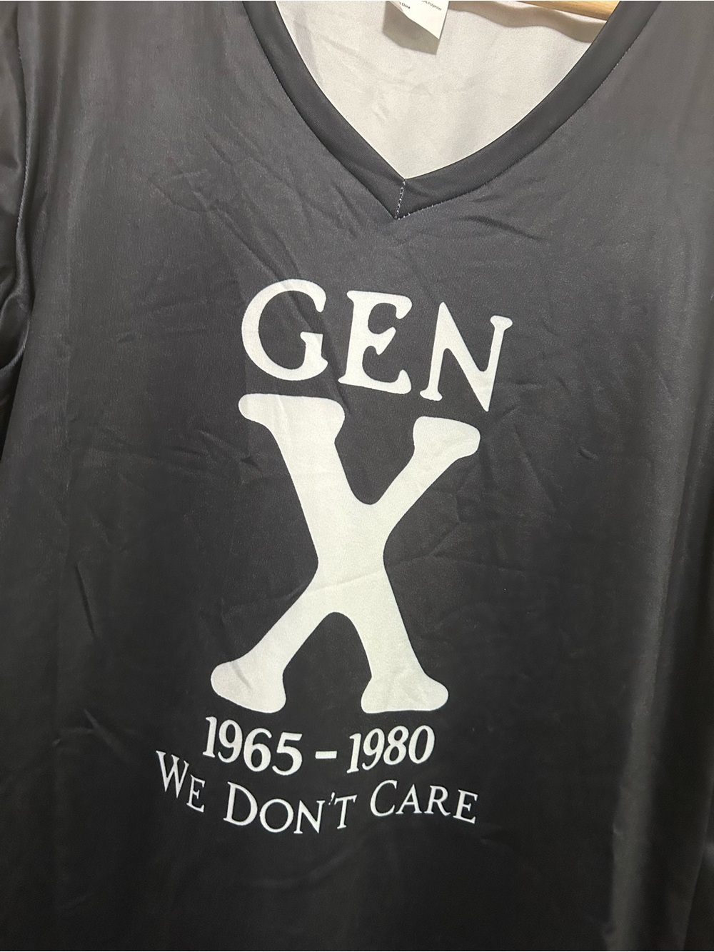 Nylon long sleeve top with Jackie Kennedy reference!